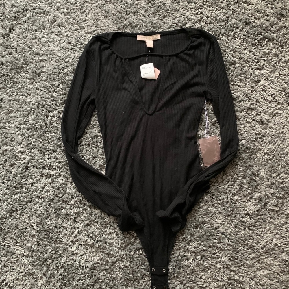 black forever 21 bodysuit